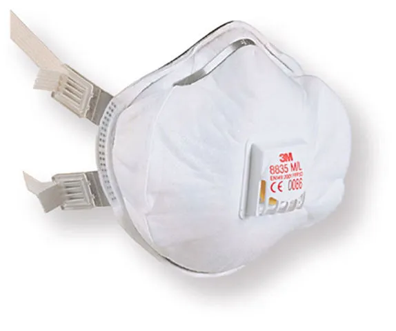 Respiratore 3M™ serie 8000 a conchiglia regolabili per polveri