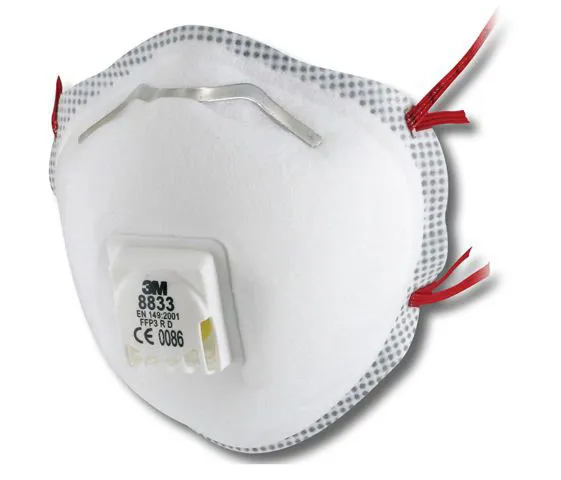 Respiratore 3M™ serie 8300 a conchiglia per polveri